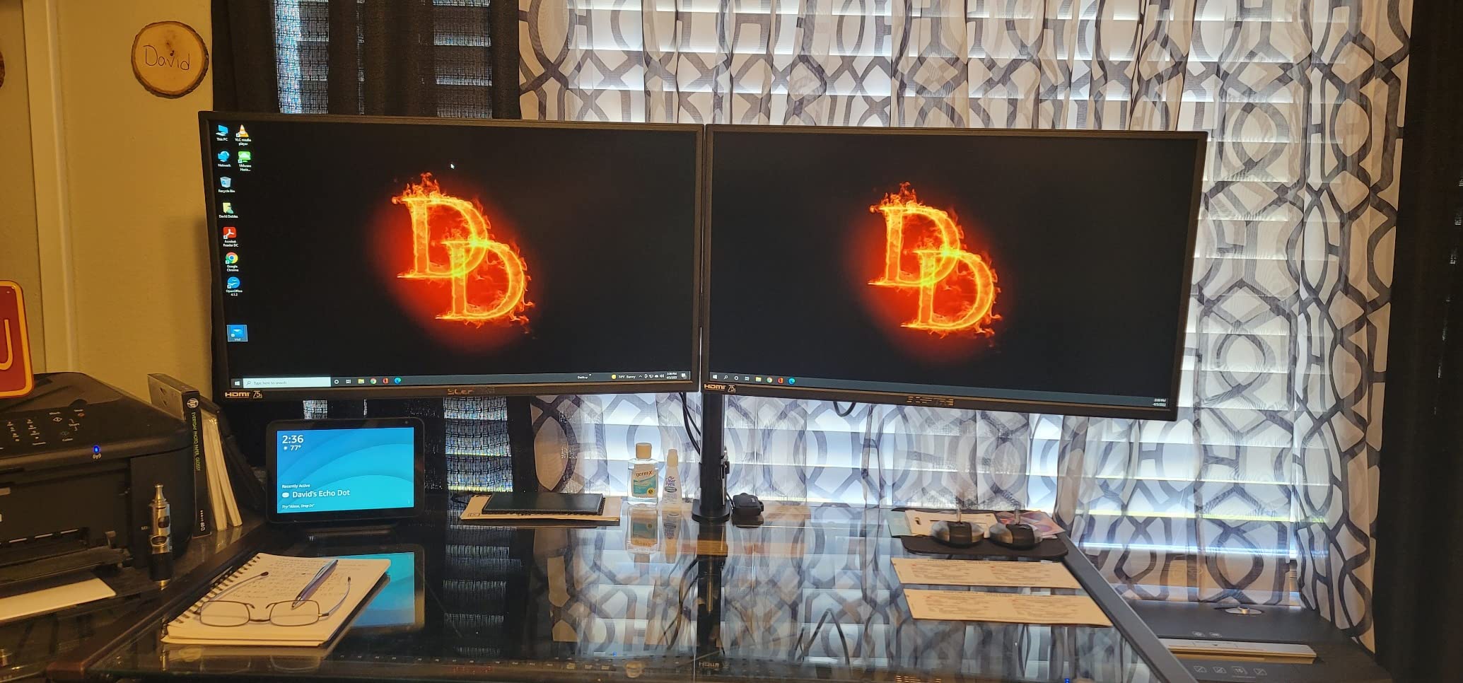 Sceptre E275W-19203R 27 inch 1080P LED Monitor 99% sRGB 2X HDMI VGA Build-In Speakers, Machine Black (E275W-19203R series) customer photo 2