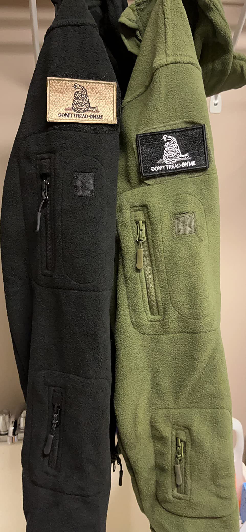 CRYSULLY Men's Fleece Jacket Warm Winter Tactical Full Zip Hooded Coats customer photo 1