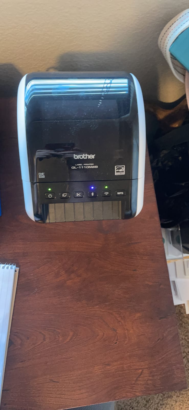 Brother QL-1110NWB Wide Format, Postage and Barcode Professional Thermal Monochrome Label Printer with Wireless Connectivity customer photo 1