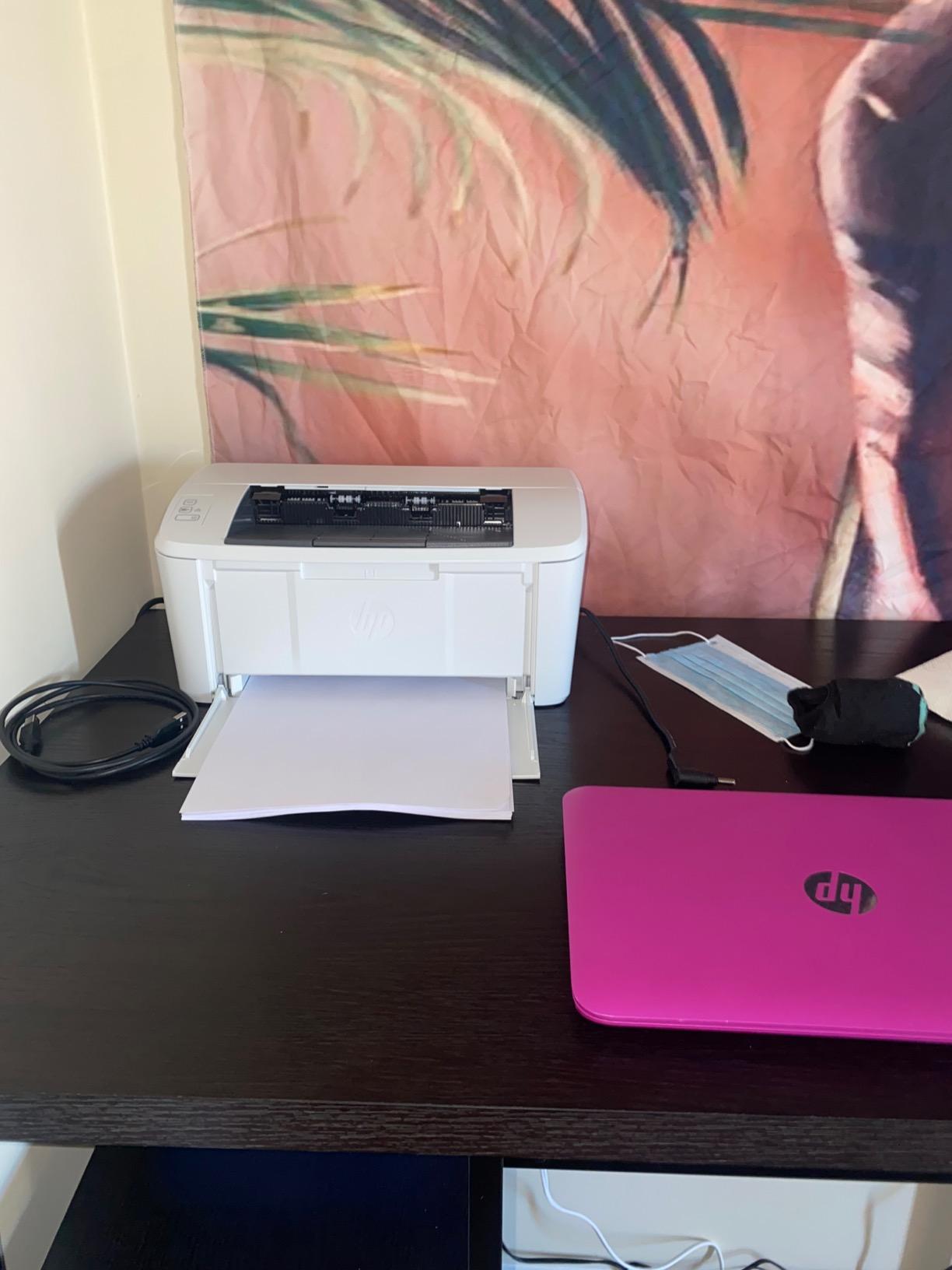 HP LaserJet Pro M15w Wireless Monochrome Printer, Works with Alexa (W2G51A) customer photo 2