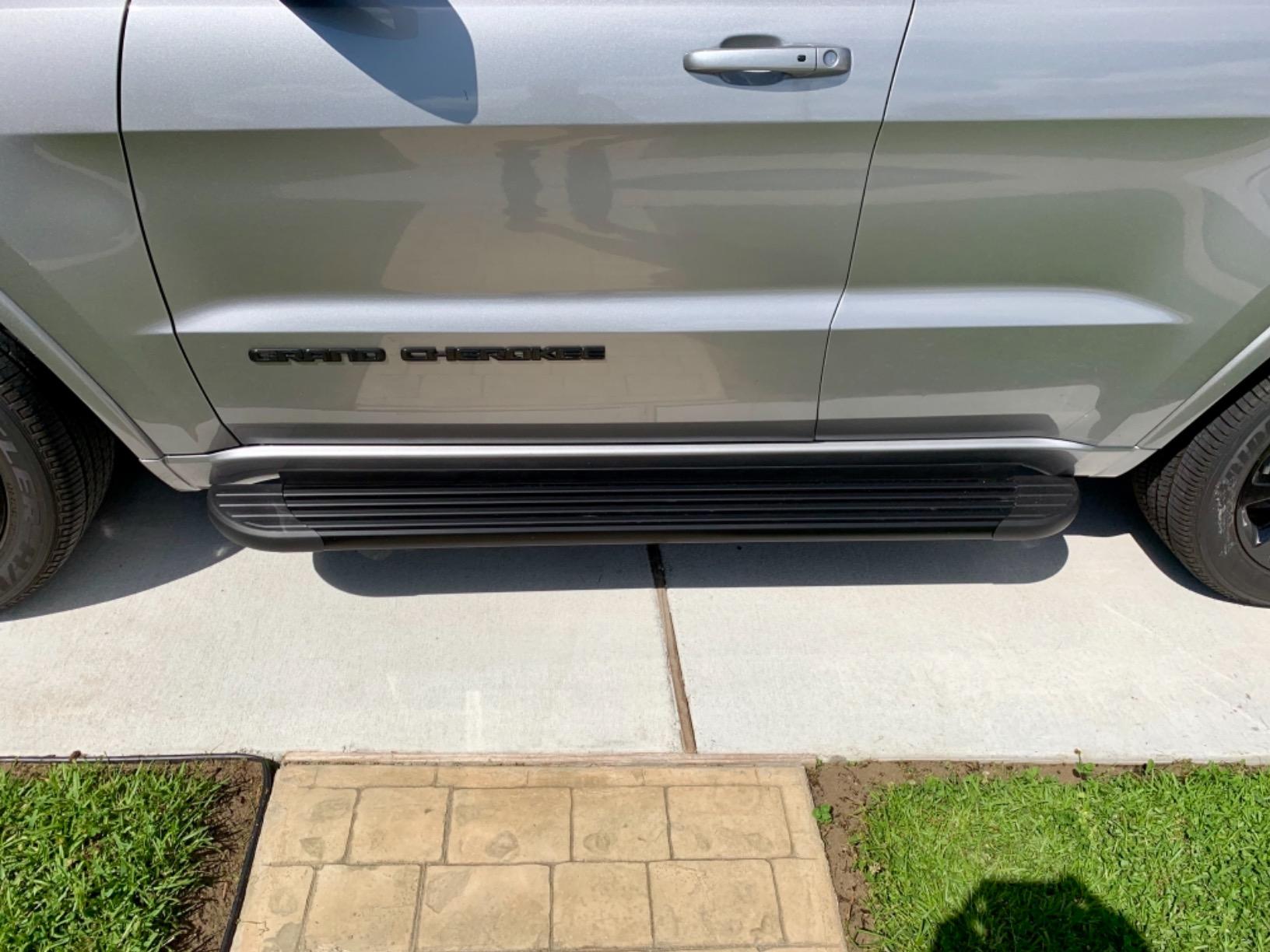 TAC Running Boards Fit 2011-2021 Jeep Grand Cherokee (Include 22 WK & Exclude Limited X/High Altitude/Summit/SRT/SRT8/Trackhawk/Trailhawk/L Model) Value Aluminum SUV Black Nerf Bars Rock Panel 2pcs customer photo 1