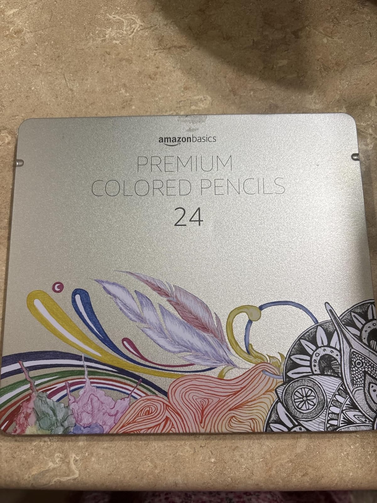 Amazon Basics Colored Pencils for Coloring and Drawing, Premium, Soft Core, Back to School Supplies, 72 Count (Pack of 1), Multicolor customer photo 1