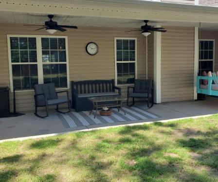 Honeywell Ceiling Fans Belmar 52 Inch Ceiling Fan With Light, Indoor/Outdoor Ceiling Fan with Pull Chain, LED Tri-Mount 5 Blade Design, ETL Damp Rated, Bronze (50512-01) customer photo 2