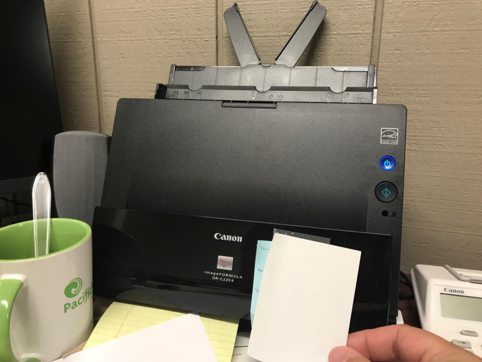 Canon imageFORMULA DR-C225 II Office Document Scanner, Black - 3258C002 customer photo 1