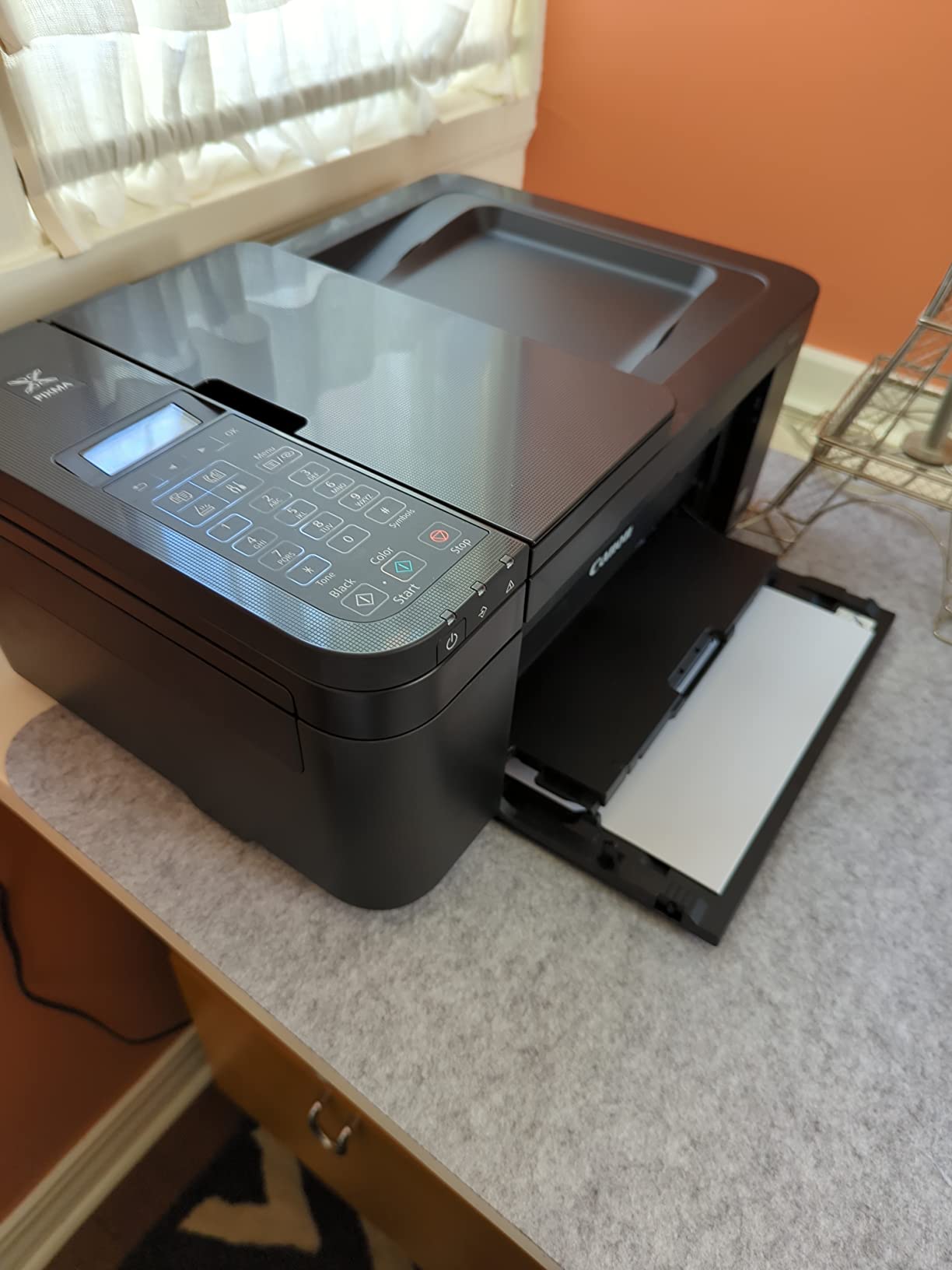 Canon PIXMA TR4520 Wireless All in One Photo Printer with Mobile Printing, Black, Works with Alexa customer photo 2