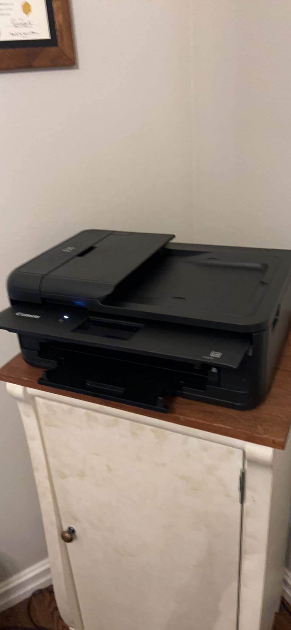 Canon PIXMA TS9520 All in one Wireless Printer Home or Office| Scanner | Copier | Mobile Printing with AirPrint and Google Cloud Print, Black, Works with Alexa, One Size customer photo 2