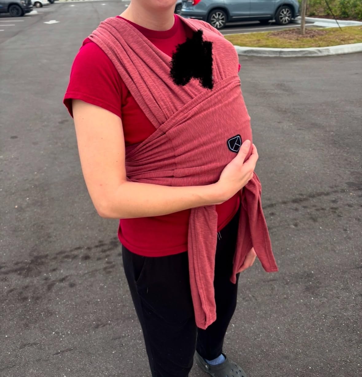 Koala Babycare Baby Carrier Wrap, Easy to Wear As a T-Shirt - Original Baby Carrier Newborn to Toddler - Sling One Size Fits All - Baby Wraps Carrier Up to 22lbs customer photo 2
