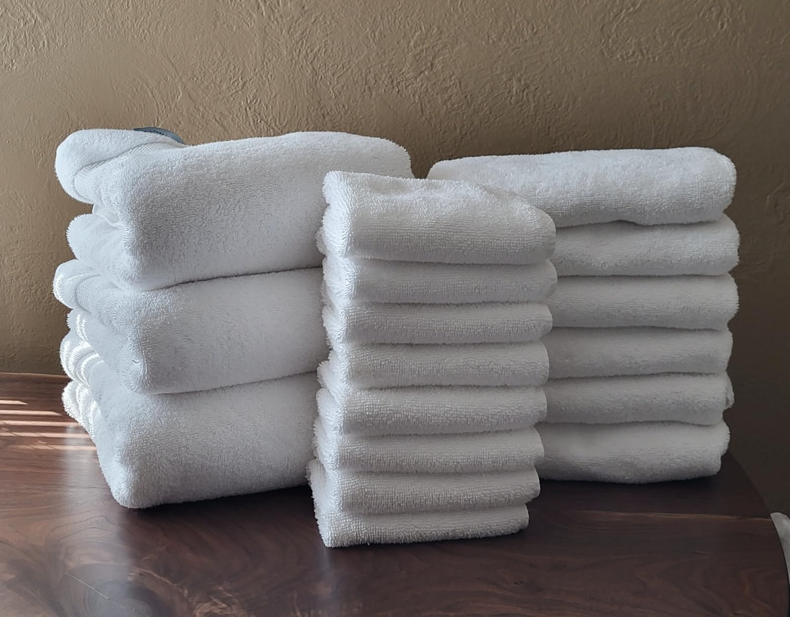 White Classic Luxury White Bath Towel Set of 8 - Soft 100% Turkish Cotton customer photo 1
