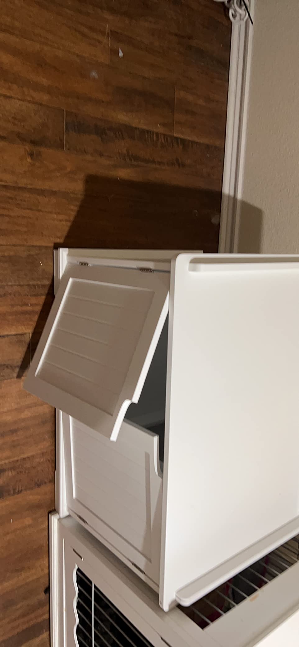 unipaws Cat Litter Box Enclosure Furniture, Hidden Litter Box Cover customer photo 2