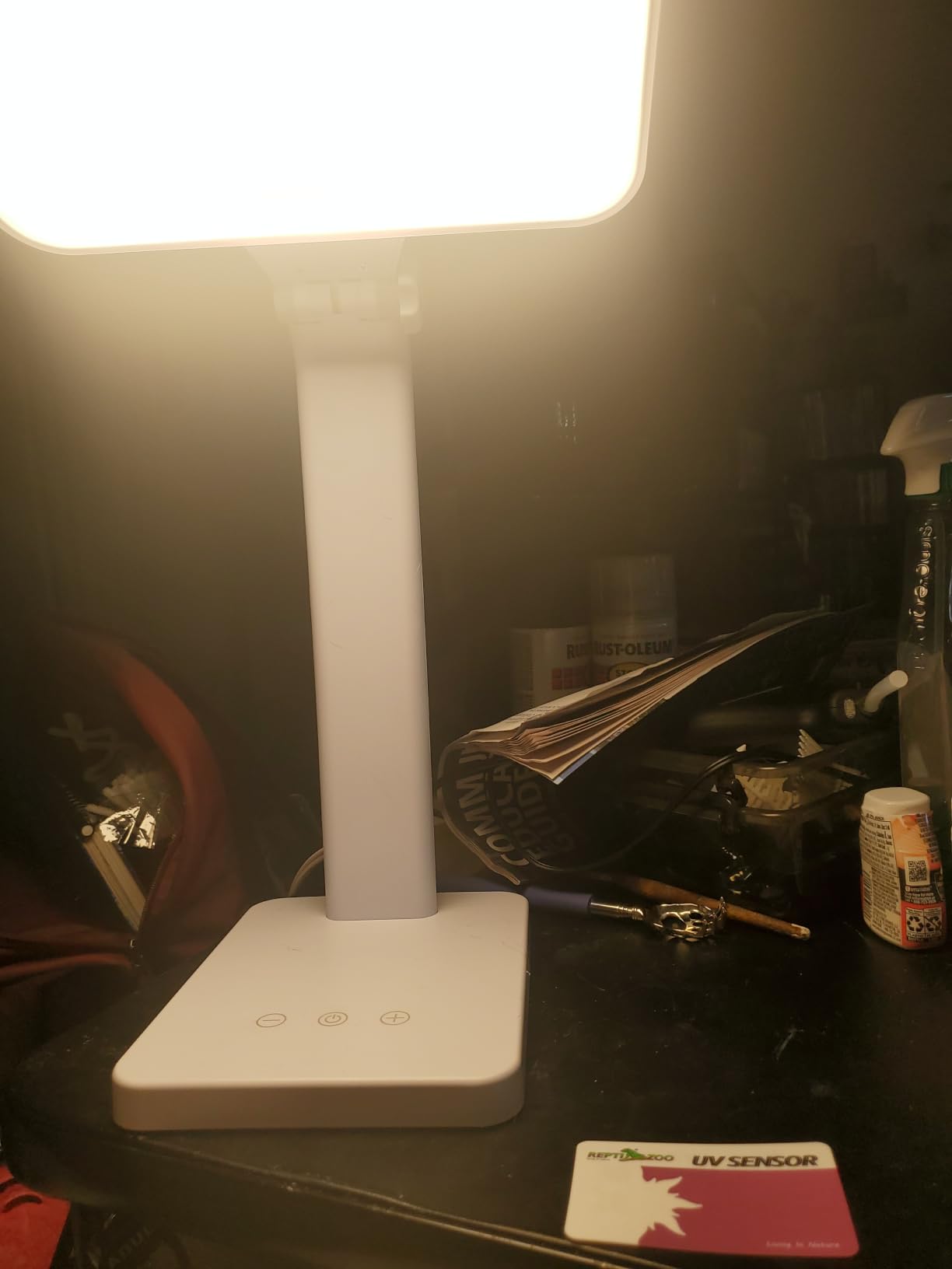 Theralite Aura Bright 10000 Lux Therapy Lamp, Sun Lamp for Light Box Therapy to Fight Low Energy with Adjustable Brightness 4 Light Settings for Sunlight Deprivation for Home and Office Use, White customer photo 2