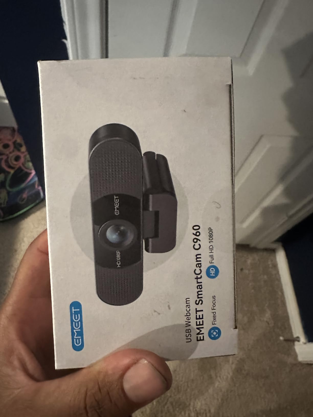 EMEET 1080P Webcam with Microphone, C960 Web Camera 2 Mics Streaming Webcam | 90°FOV Computer Camera, Plug and Play USB Web Cam for Online Calling/Conferencing, Zoom/Teams/Facetime/YouTube, Laptop/PC customer photo 1