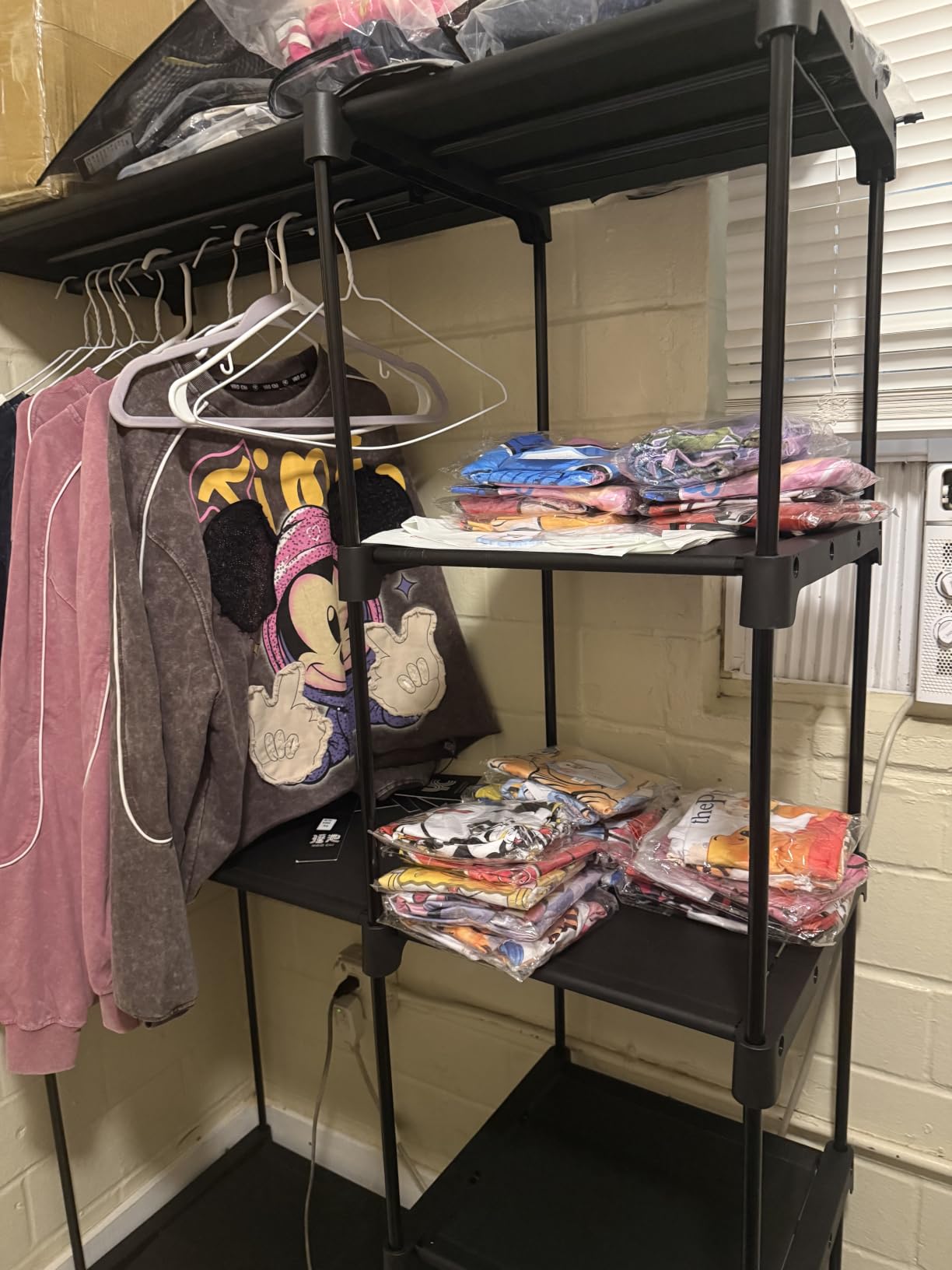 SONGMICS Portable Closet, Freestanding Closet Organizer, Clothes Rack customer photo 1