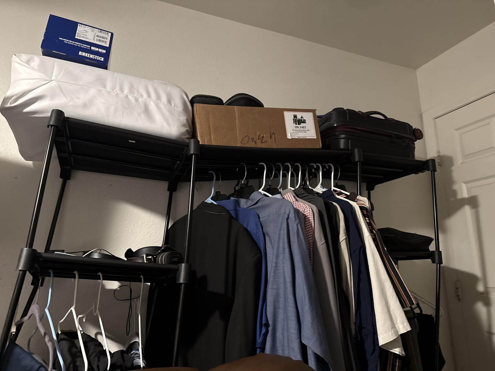 SONGMICS Portable Closet, Freestanding Closet Organizer, Clothes Rack customer photo 2