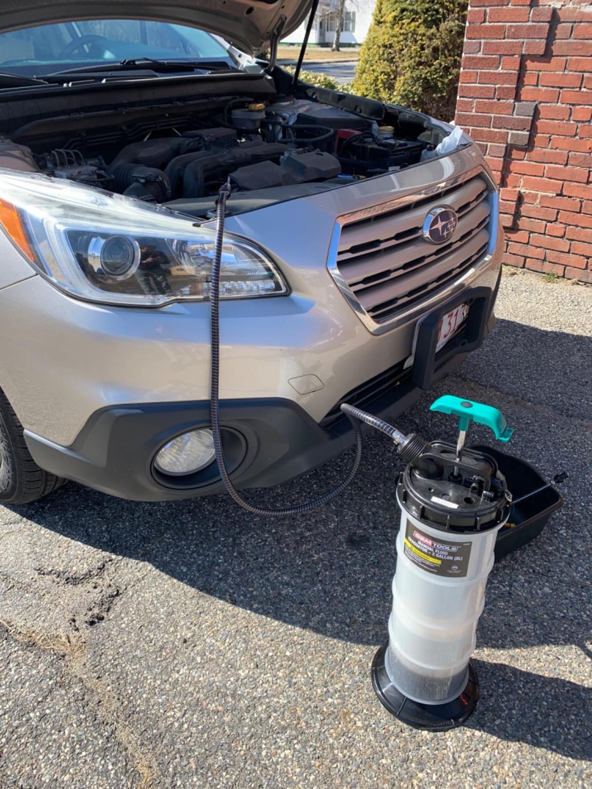 OEMTOOLS 24936 Manual Fluid Extractor Pump, 8L Oil Extractor Pump, 5ft Hose customer photo 2