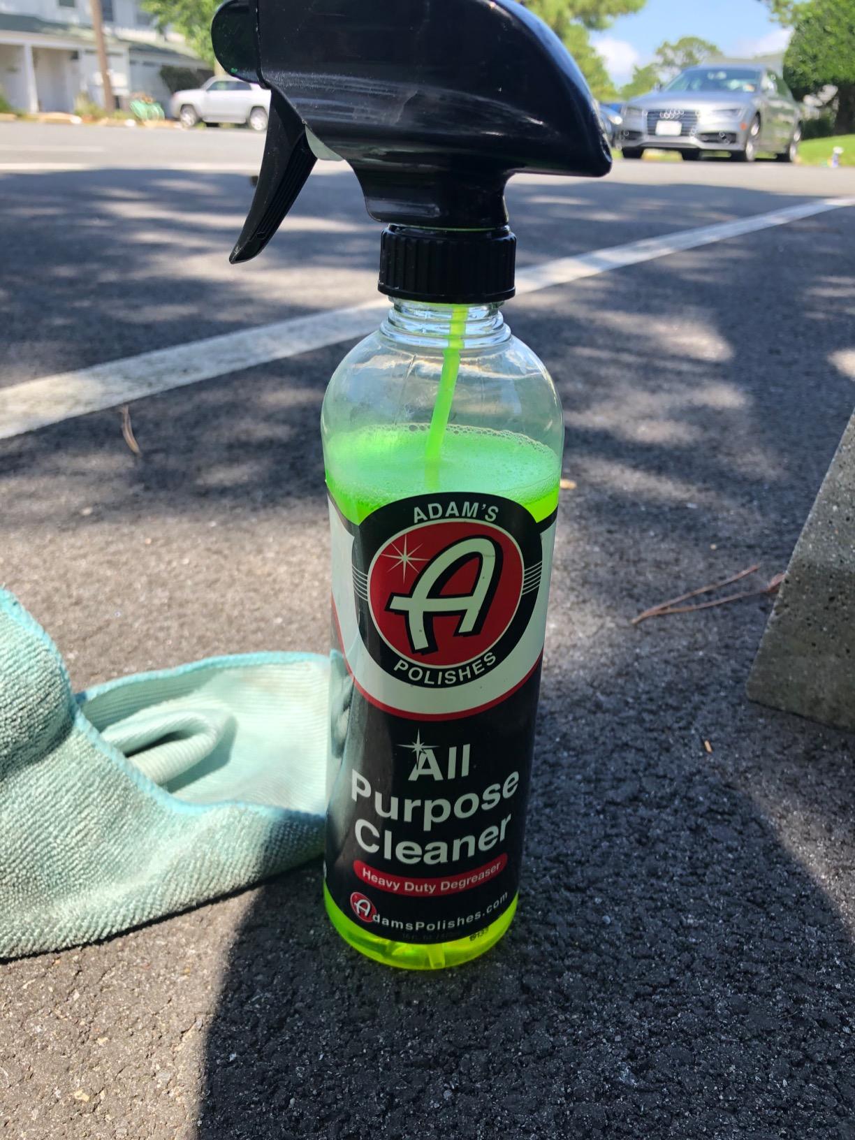 Adam's All Purpose Cleaner (16oz) - Professional Heavy Duty Industrial Cleaner & Degreaser | Cuts Heavy Grease & Tar | Car Detailing, Tire Cleaner, Engine Cleaner, Wheel Cleaner customer photo 2