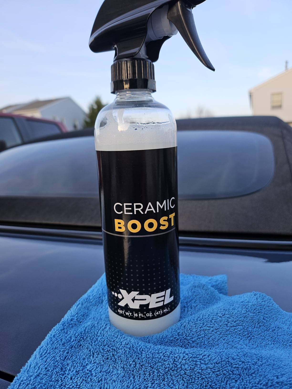 XPEL Ceramic Boost Spray Coating, 16oz - Silicon Dioxide Car Detailing Spray, Beads and Repels Water, Dust, Lint, and Protects Against Debris - Safe for Cars, Trucks, Motorcycles, RV's & More customer photo 1