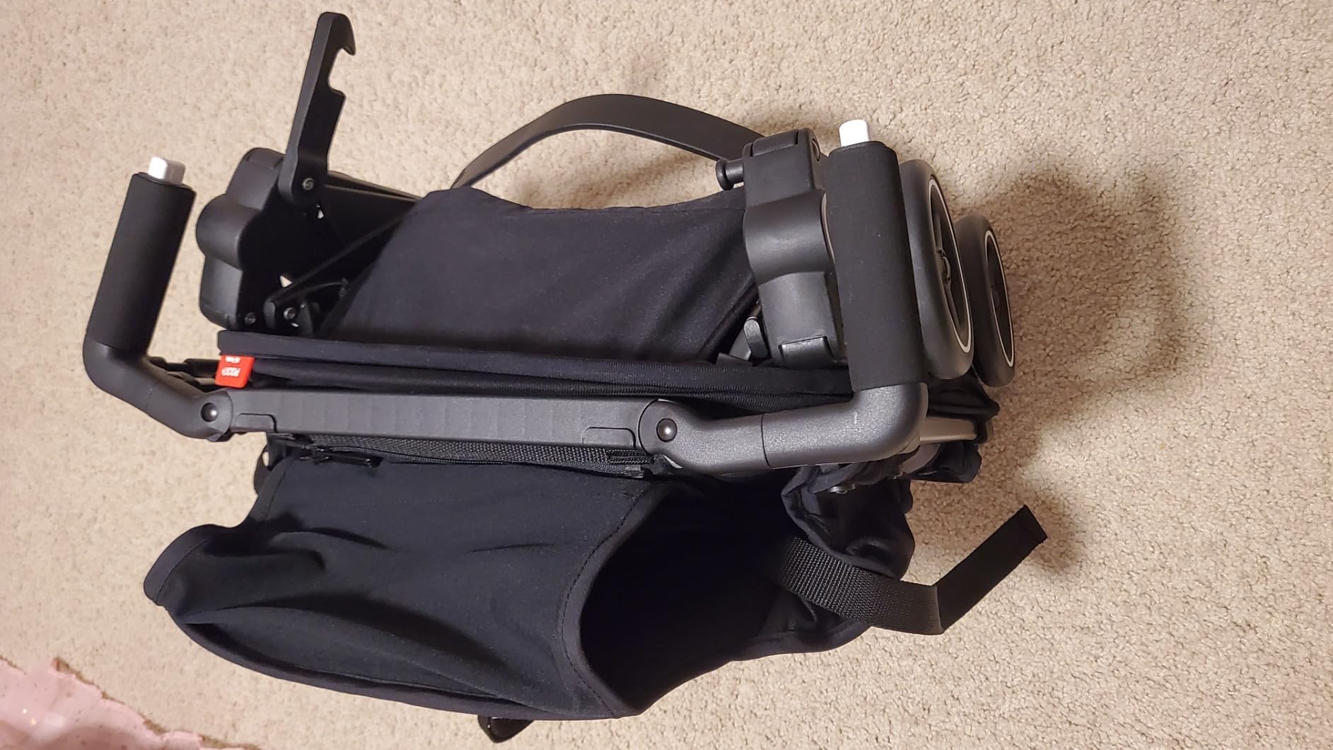 gb Pockit+ All-Terrain, Ultra Compact Lightweight Travel Stroller with Canopy and Reclining Seat in Velvet Black customer photo 1