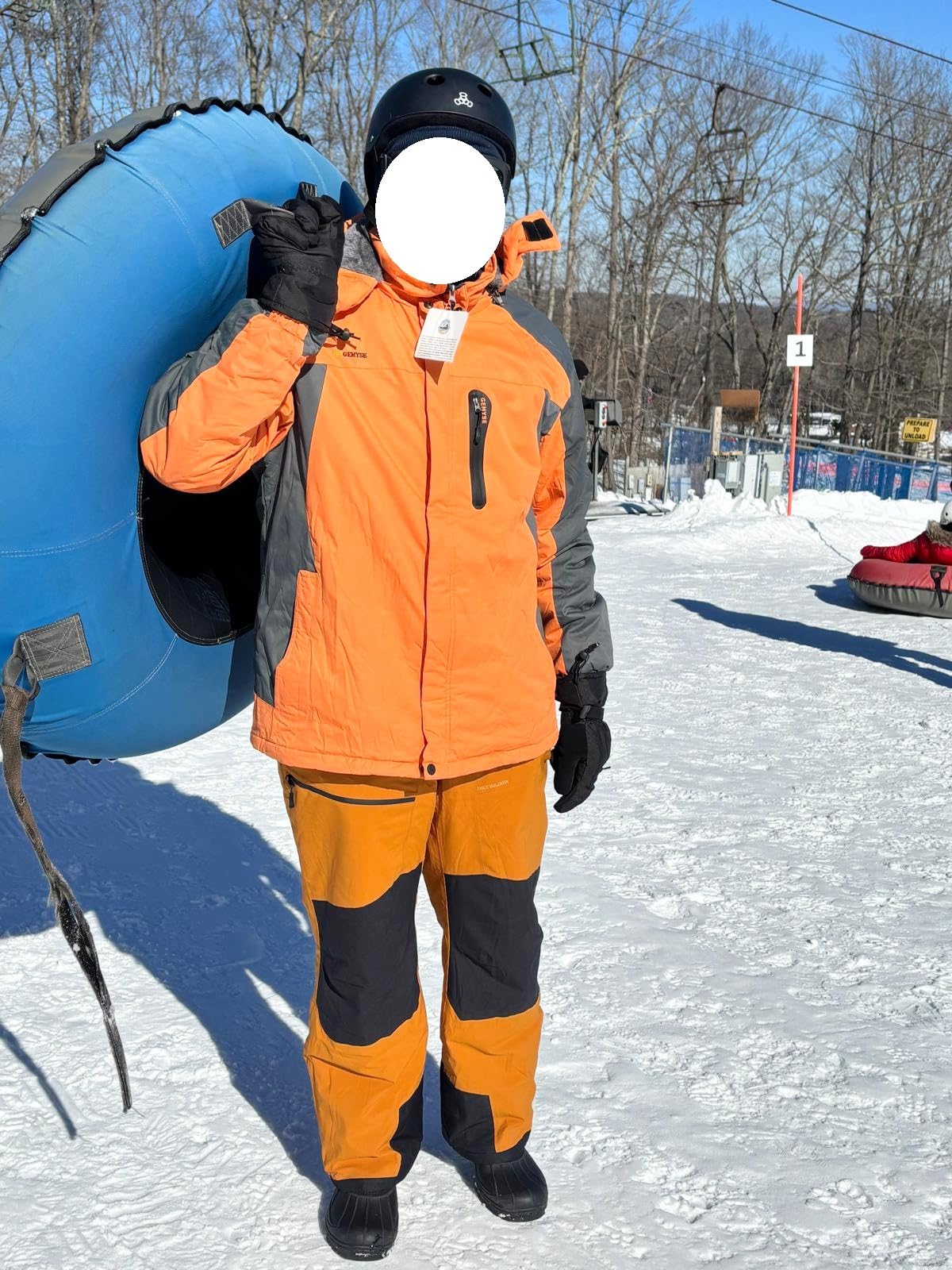 GEMYSE Men's Winter Ski Jacket Waterproof Snow Coat with Detachable Hood customer photo 1