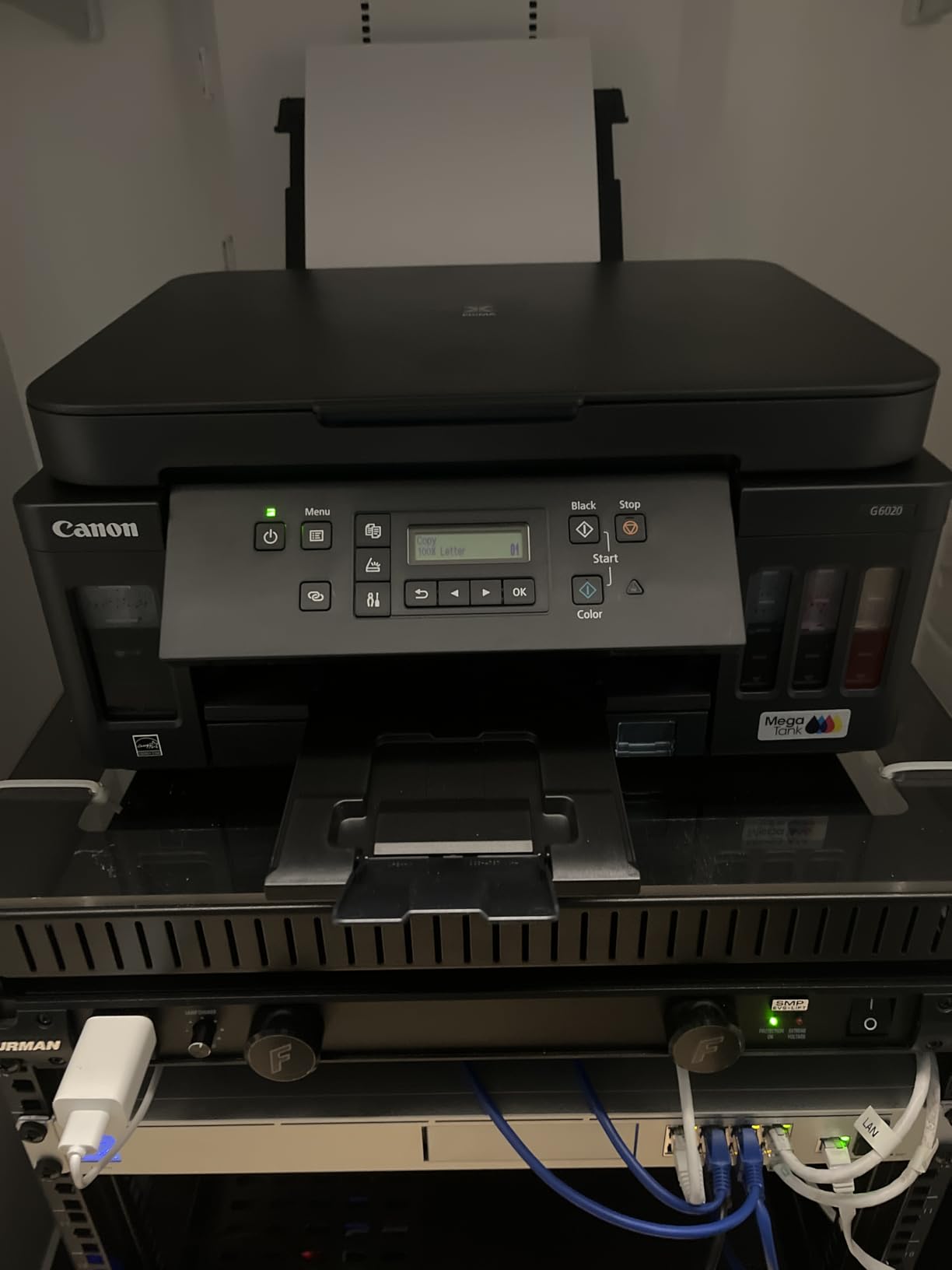 Canon PIXMA G6020 All-in-One Supertank Wireless (Megatank) Printer, Copier and Scan with Mobile Printing, Black, Works with Alexa customer photo 1
