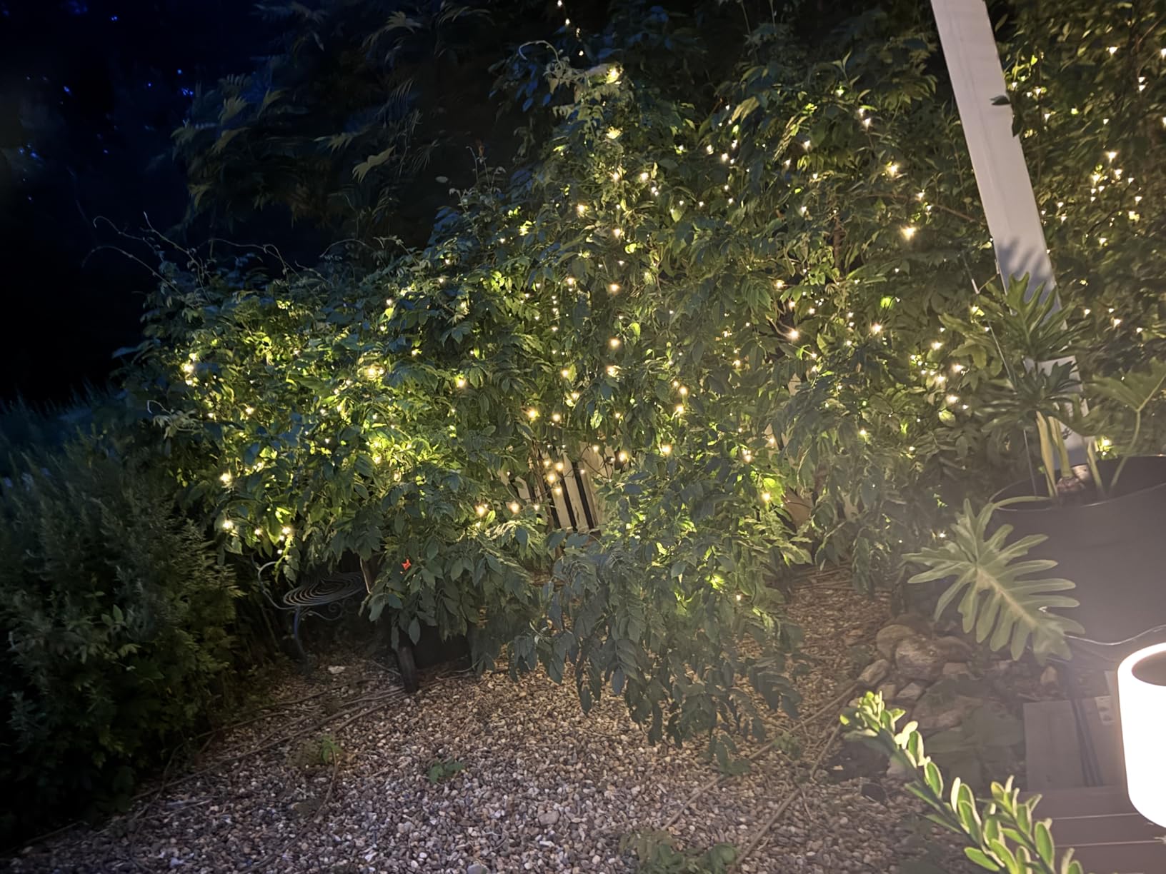 JMEXSUSS 2 Pack Solar String Lights Outdoor, Total 400LED 151FT, Warm White customer photo 2