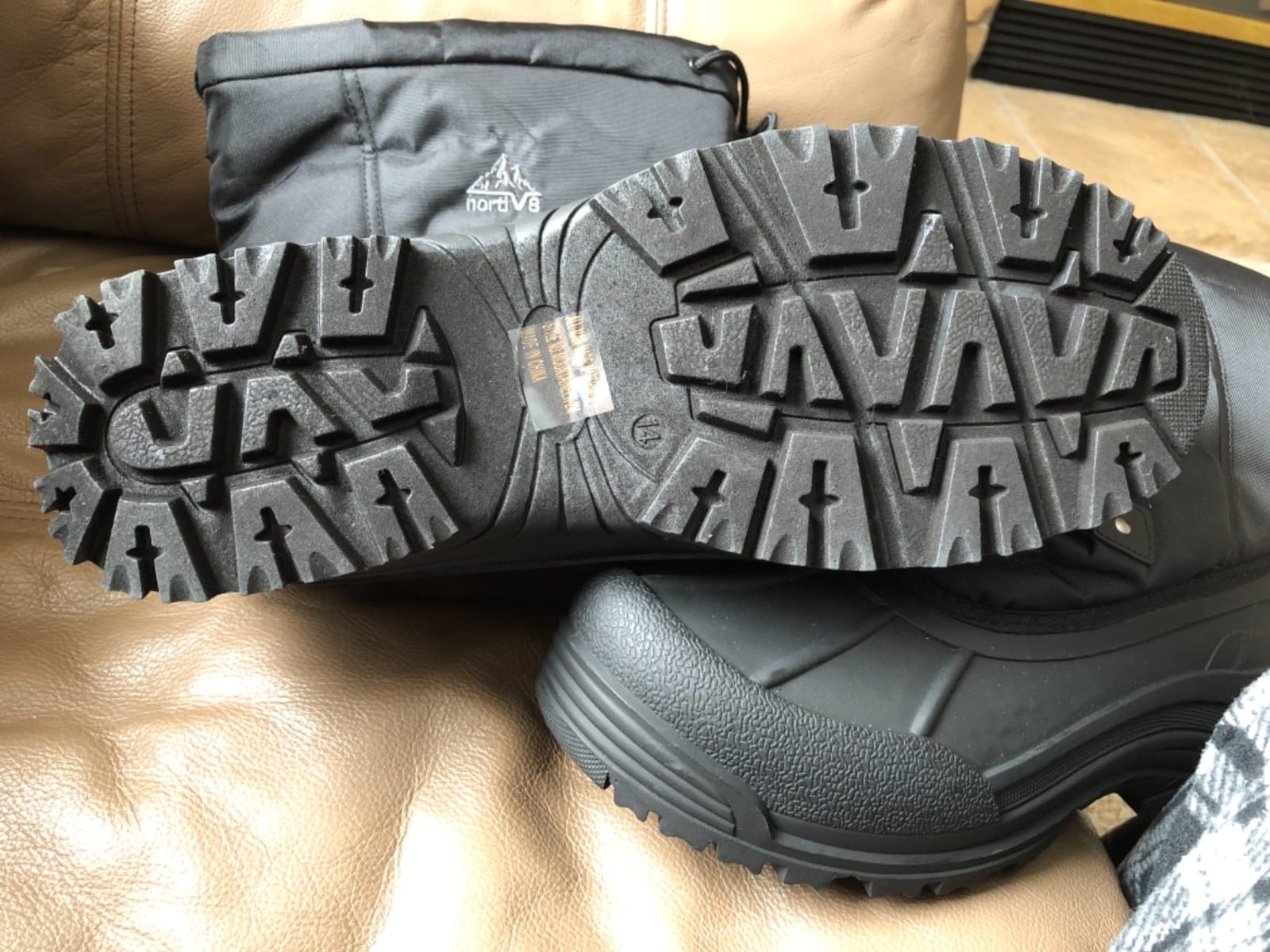 NORTIV 8 Men's Waterproof Winter Snow Boots Insulated customer photo 2