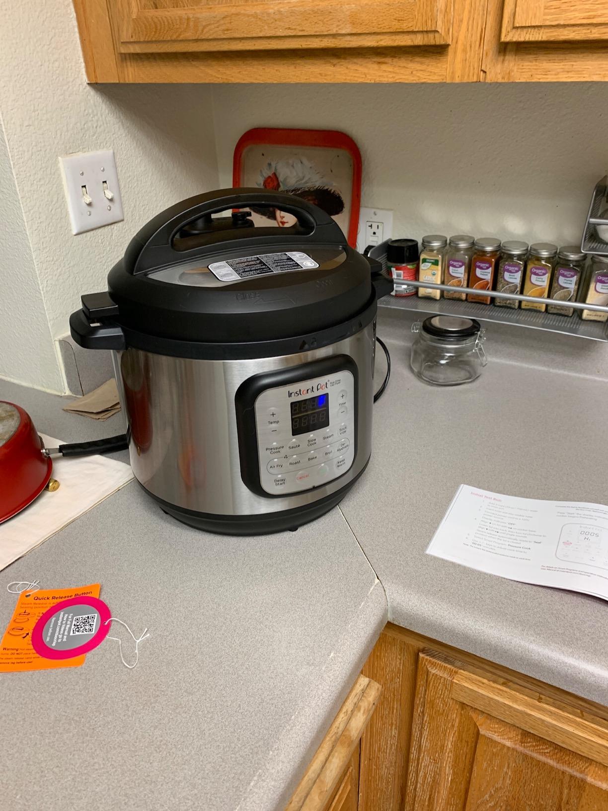 Instant Pot Duo Crisp 8 Qt 11-in-1 Air Fryer + Pressure Cooker, Steel customer photo 1