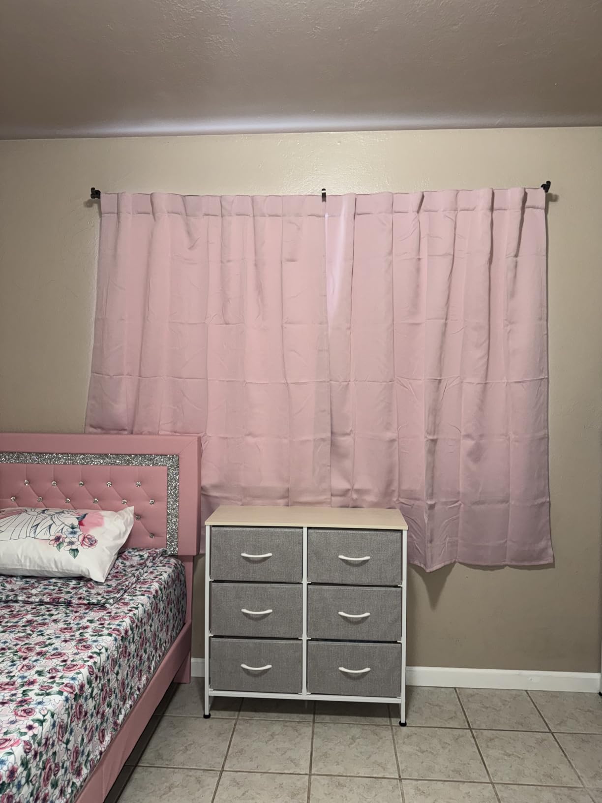 BGment Thermal Insulated 100% Blackout Curtains for Bedroom with Black Liner, Double Layer Full Room Darkening Noise Reducing Rod Pocket Curtain (52 x 63 Inch, Beige, 2 Panels) customer photo 1