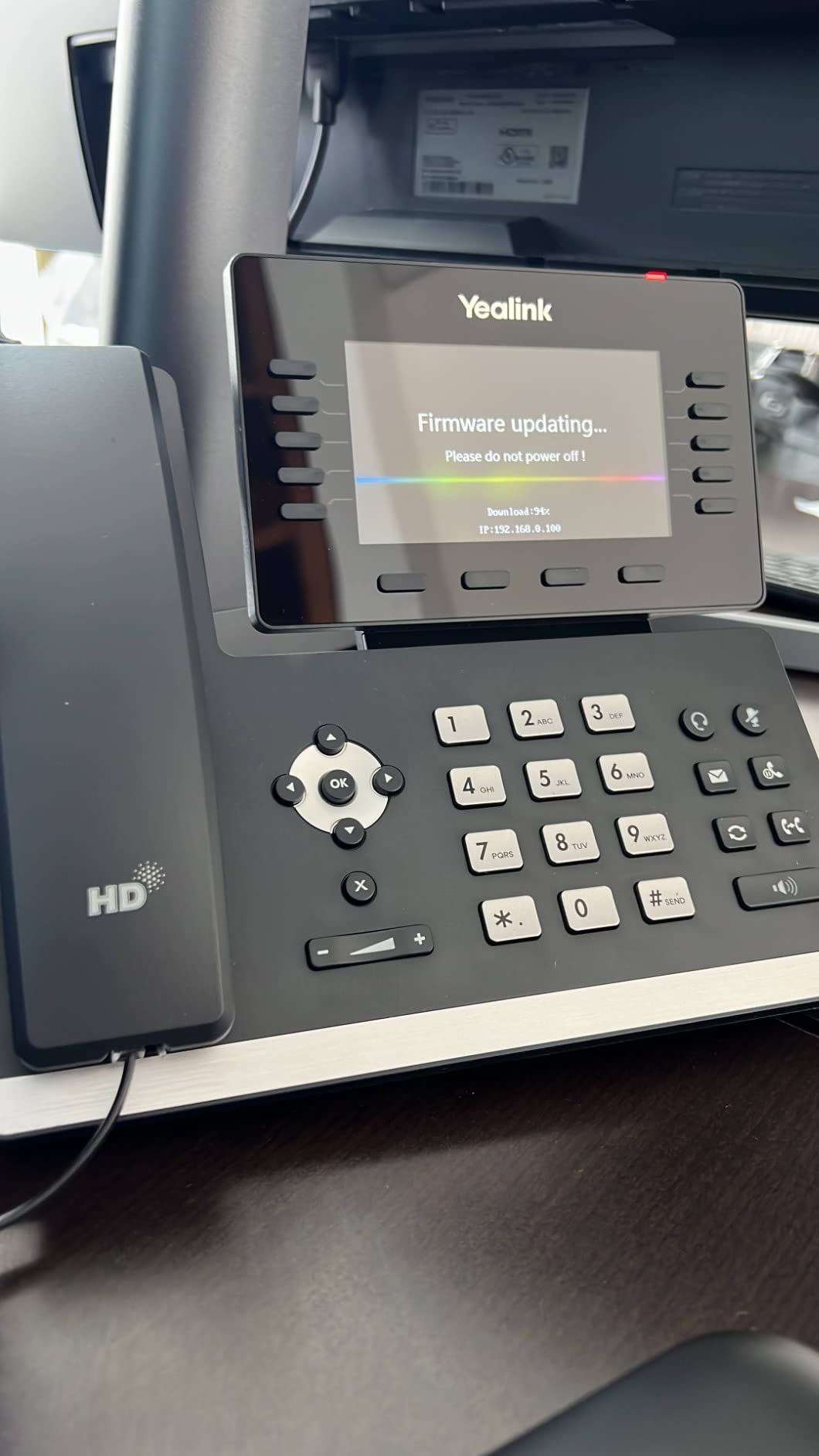 Yealink T54W IP Phone, 16 VoIP Accounts. 4.3-Inch Color Display, AC Wi-Fi, Dual-Port Gigabit Ethernet, PoE, Power Adapter Not Included (SIP-T54W) (Renewed) customer photo 1