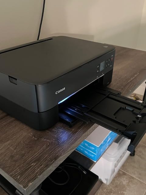 Canon TS5320 All in One Wireless Printer, Scanner, Copier with AirPrint, Black, Amazon Dash Replenishment Ready customer photo 2