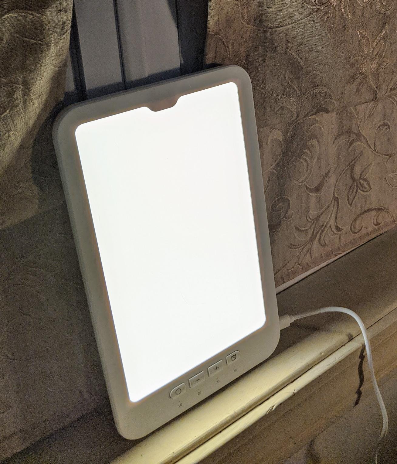 Light Lamp, Portable Full Spectrum LED Light Sunlight Personal Daylight with 3 Adjustable Color&Stepless Brightness Levels, Timer&Memory Function for Home Office Winter customer photo 2