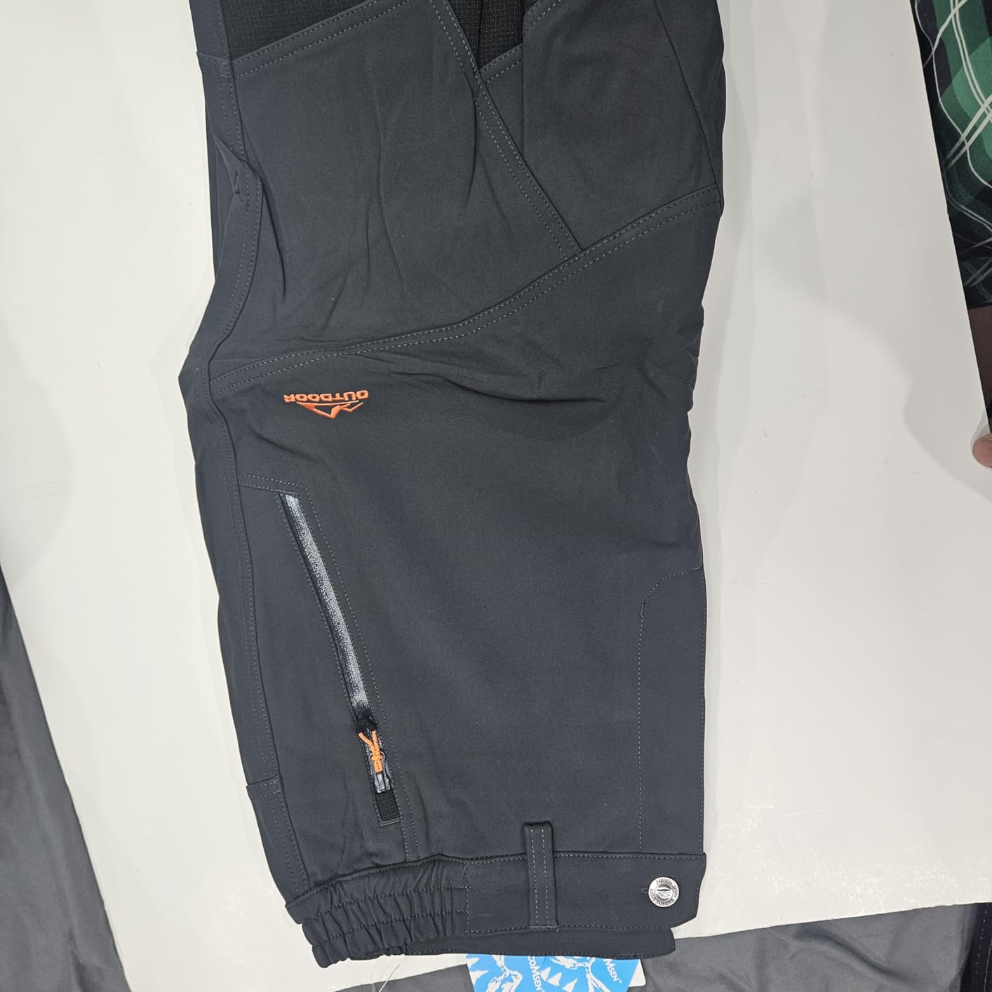 MAGCOMSEN Men's Snow Ski Winter Pants Fleece Lined Insulated Water Resistant Hiking Snowboard Work Pants Zipper Pockets customer photo 2