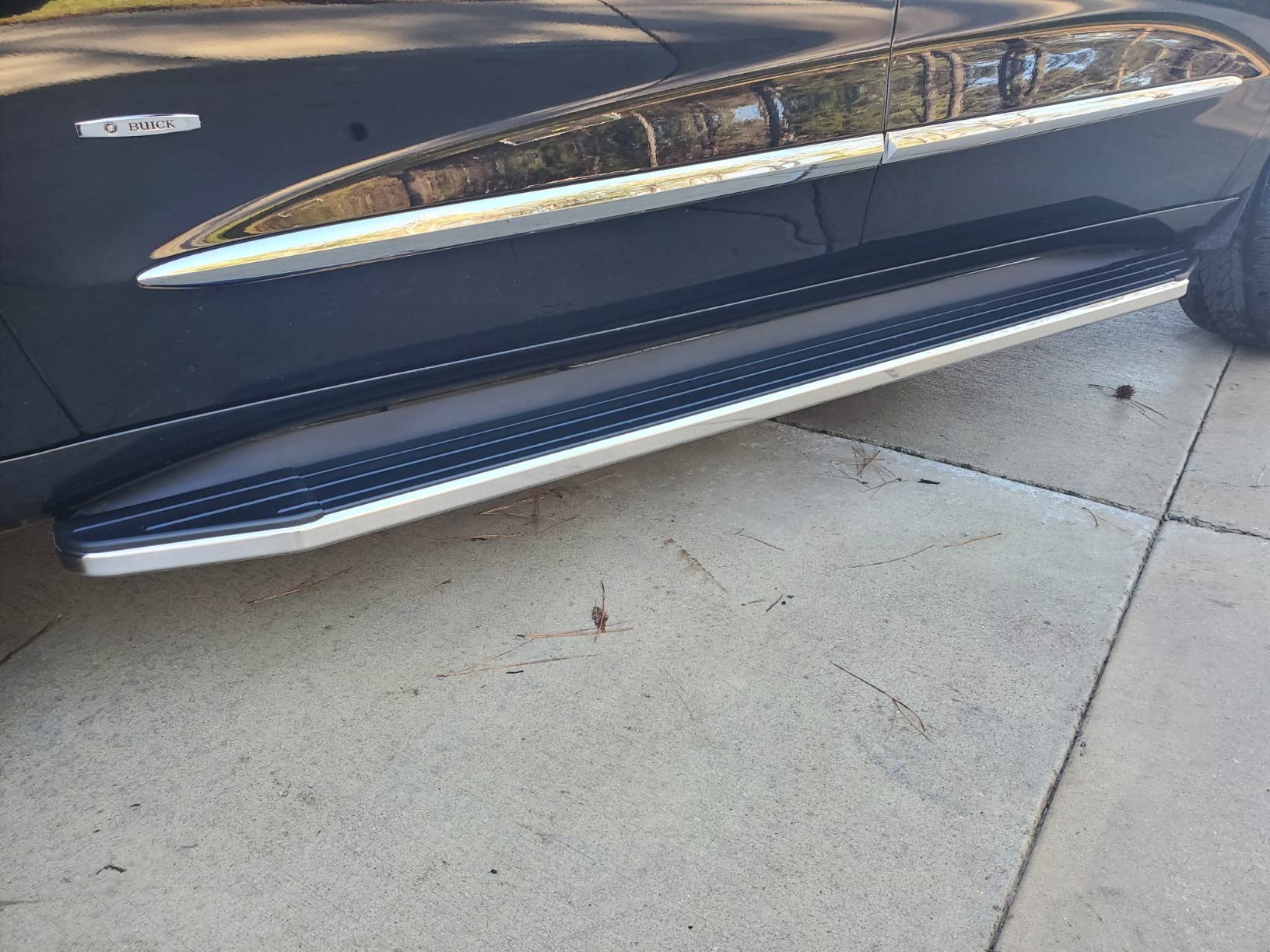 TAC Side Steps Running Boards Fit 2018-2023 Chevy Traverse| 2018-2024 Buick Enclave SUV 5.5” Aluminum Black Side Bars Step Rails Nerf Bars Off Road Accessories (2pcs) customer photo 2
