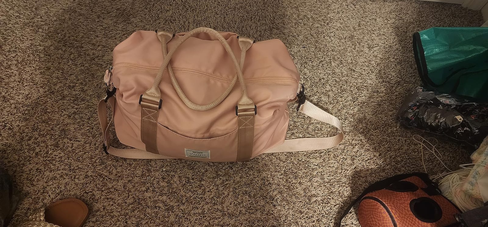 Travel Duffel Bag, Carry On Overnight Weekender Bags for Women customer photo 2