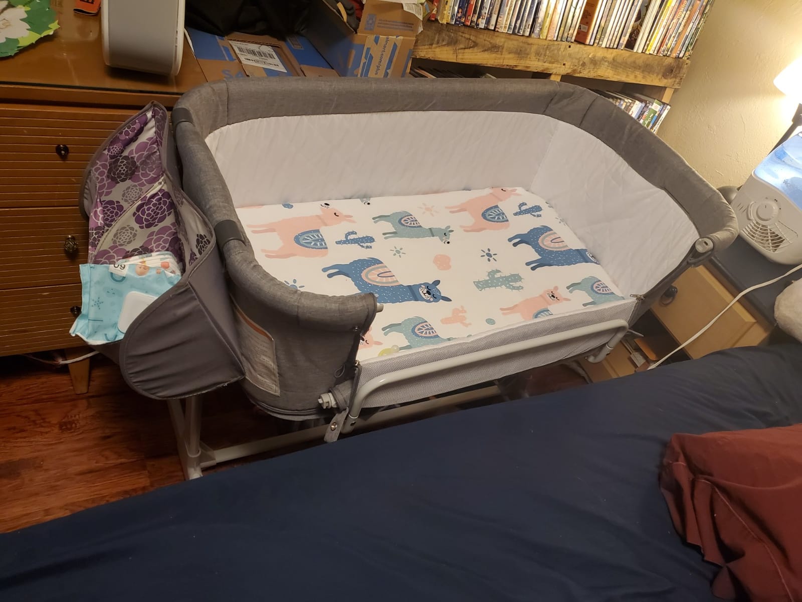KoolerThings 3 in 1 Baby Bassinet, Bedside Sleeper, & Playpen, Easy Folding Portable Crib (Grey)- KoolaBaby (Bassinet) customer photo 1