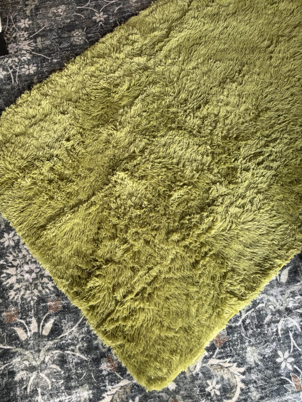 Ophanie Area Rugs for Living Room Bedroom, Washable Non-Slip Fluffy Soft Grey Shag Carpet, Indoor Floor Gray 4x6 Fuzzy Shaggy Living Room Plush Rug for Kids Home Dorm Decor Aesthetic customer photo 1