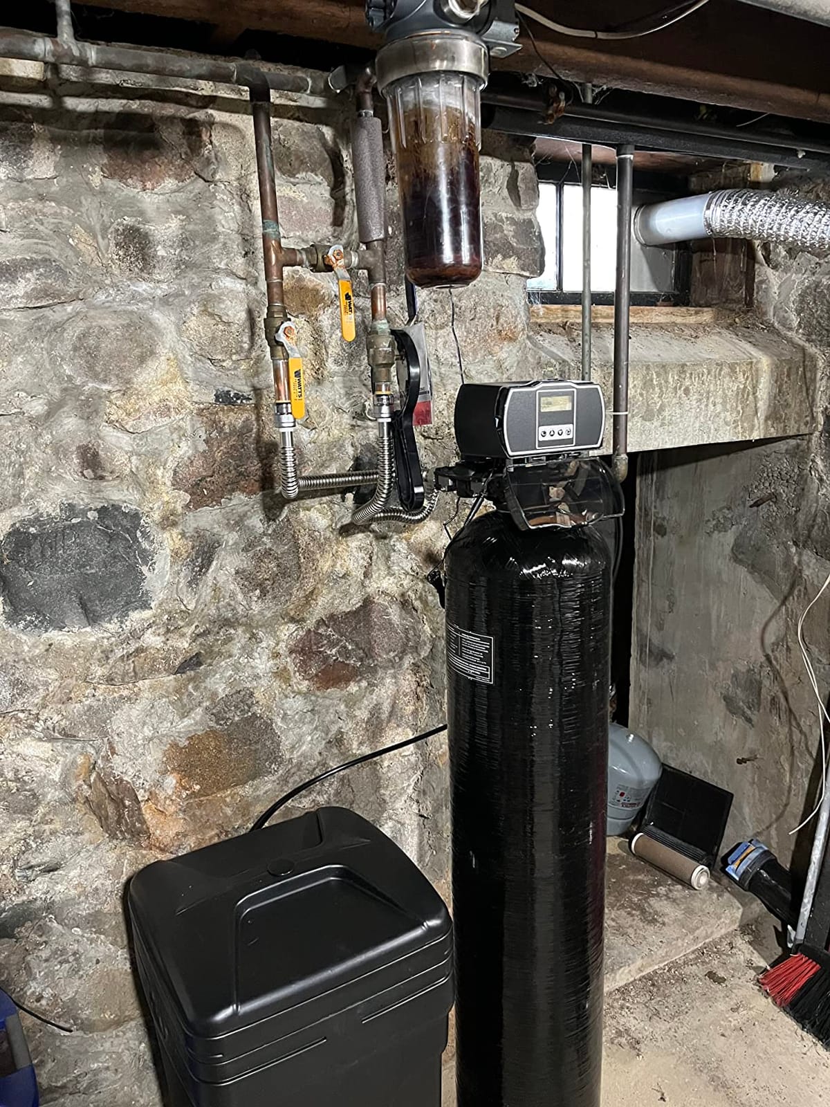 Aquasure Harmony Series 48,000 Grain Water Softener with Fine Mesh Resin for Iron Removal and Pleated Sediment Pre-Filter (48,000 Grain) customer photo 2