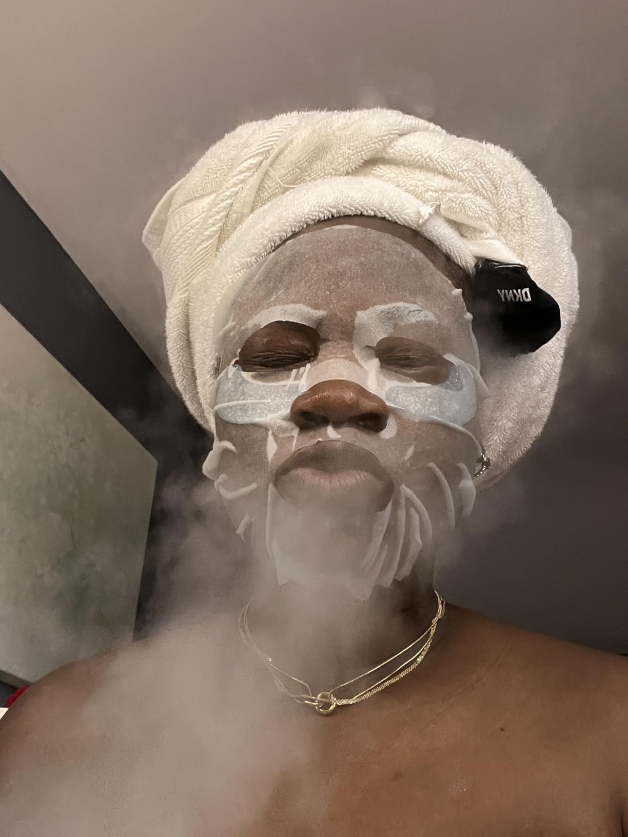 EZBASICS Facial Steamer, Nano Ionic Warm Mist for Facial Deep Cleaning Blue | Professional Face Steamer for Home Sauna SPA, Unclogs Pores Sinuses, Bonus 5 Piece Stainless Steel Skin Kit customer photo 1