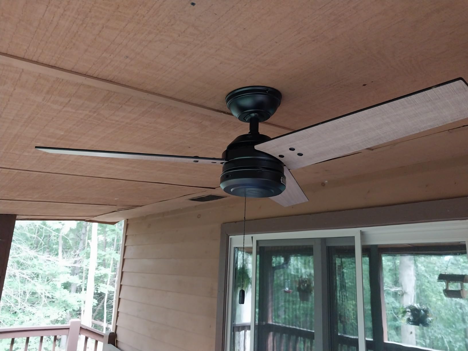 Hunter Cassius, Outdoor or Indoor, Ceiling Fan, 44 inch, Matte Black customer photo 1