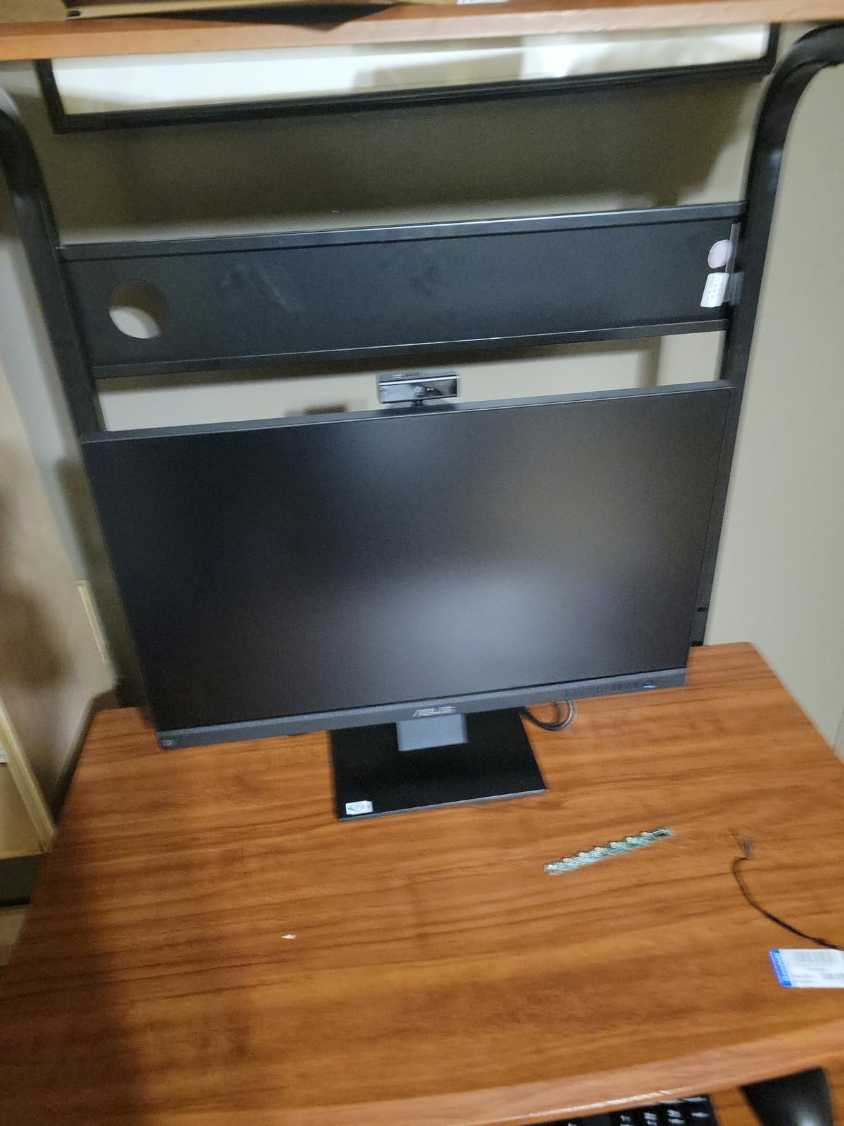 ASUS BE24EQK 24 Inch 1080P Computer Monitor, Webcam, HDMI, DisplayPort, VGA | Full HD IPS, Eye Care, 2MP Webcam, Mic Array, Stereo speaker, Video Conference, VESA Wall Mount, EPEAT, Ergonomic customer photo 1