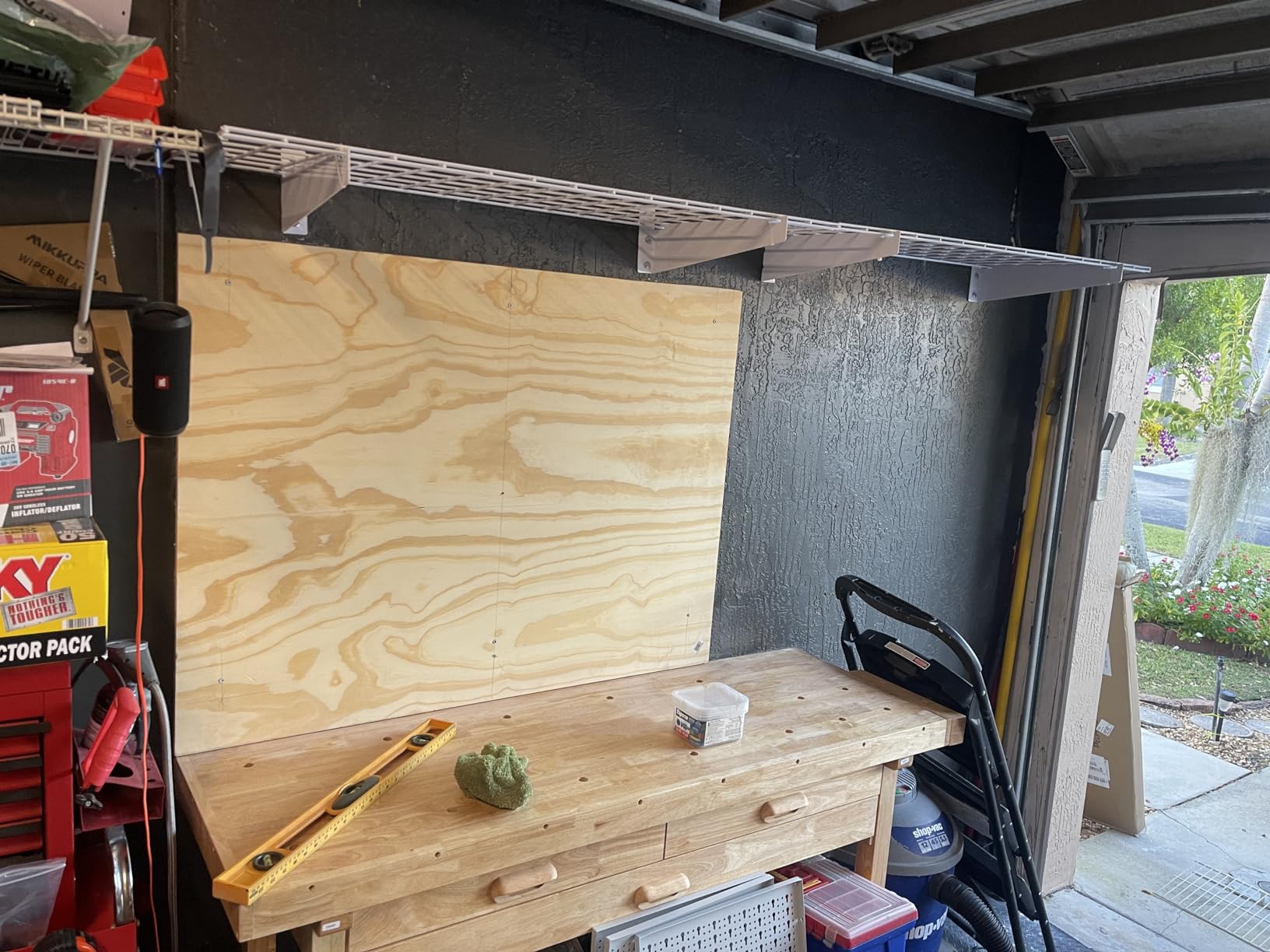 Wallmaster 15x45 Garage Wall Mount Shelves Heavy Duty Storage Shelves customer photo 1