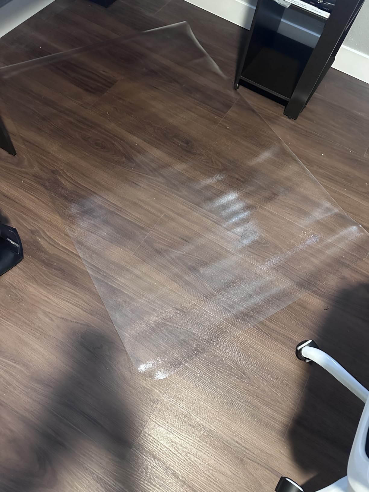 Kuyal Clear Chair mat for Hardwood Floor, 36 x 48 inches customer photo 2