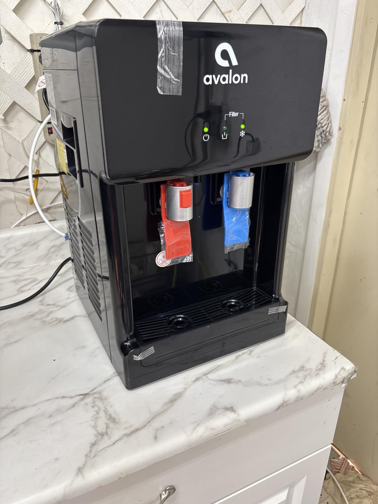 Avalon B8WHT Countertop Bottleless Water Cooler Dispenser - 2 Stage Water Filters and Installation Kit Included, NSF Certified, UL Listed, White customer photo 1