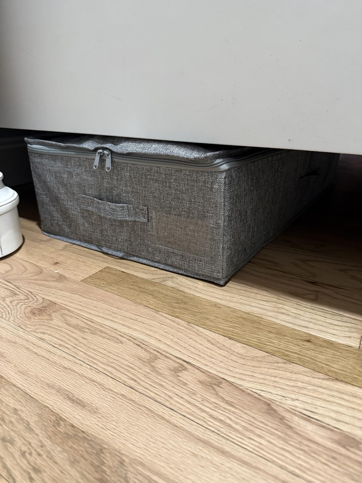 punemi 6.7 in Tall Sturdy Under Bed Storage Containers with Lid, 2Pack,Gray customer photo 1