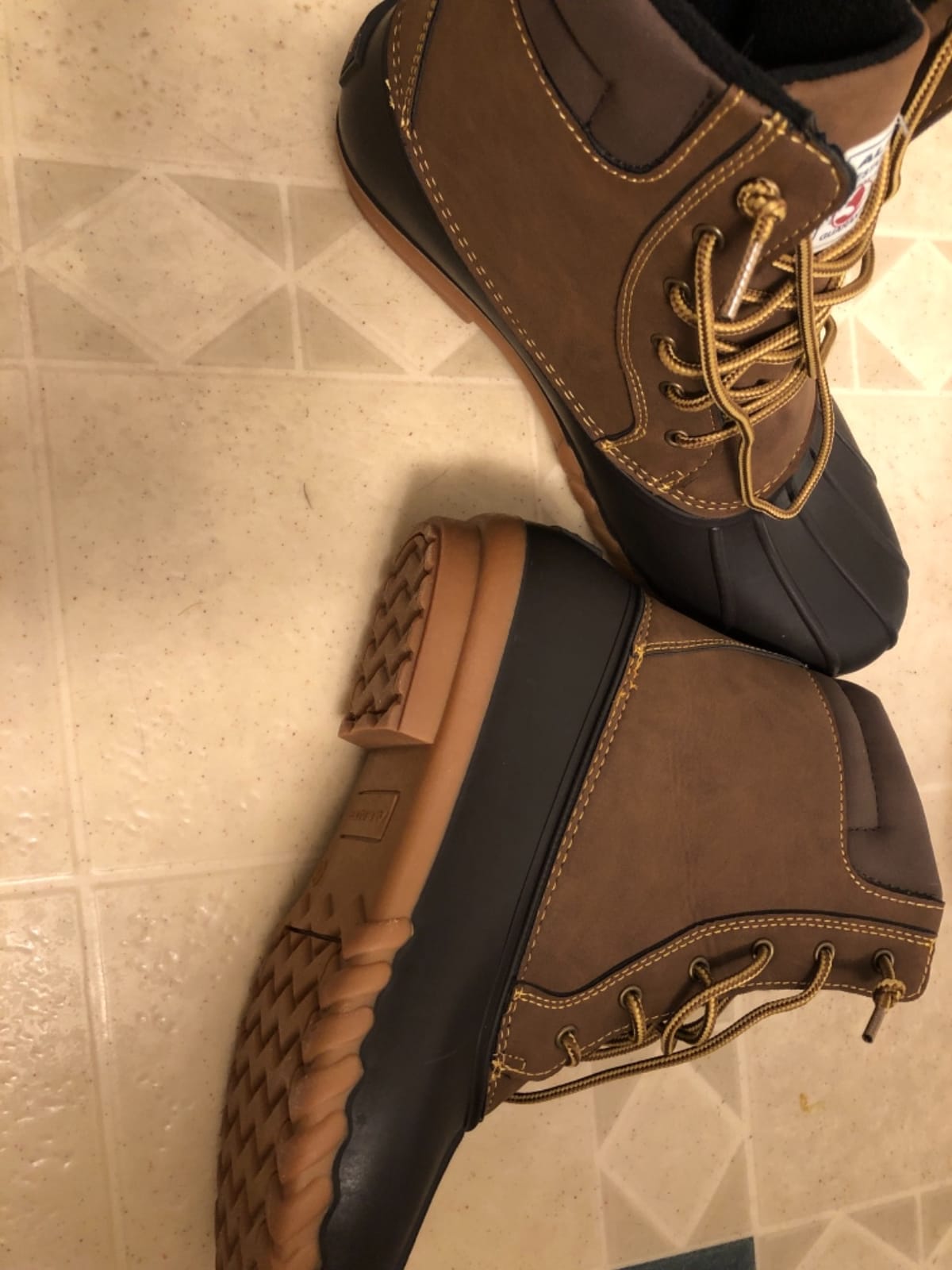 ALEADER Mens Duck Boot | Waterproof Shell | Fur Lined Insulated Winter Snow Boot customer photo 1