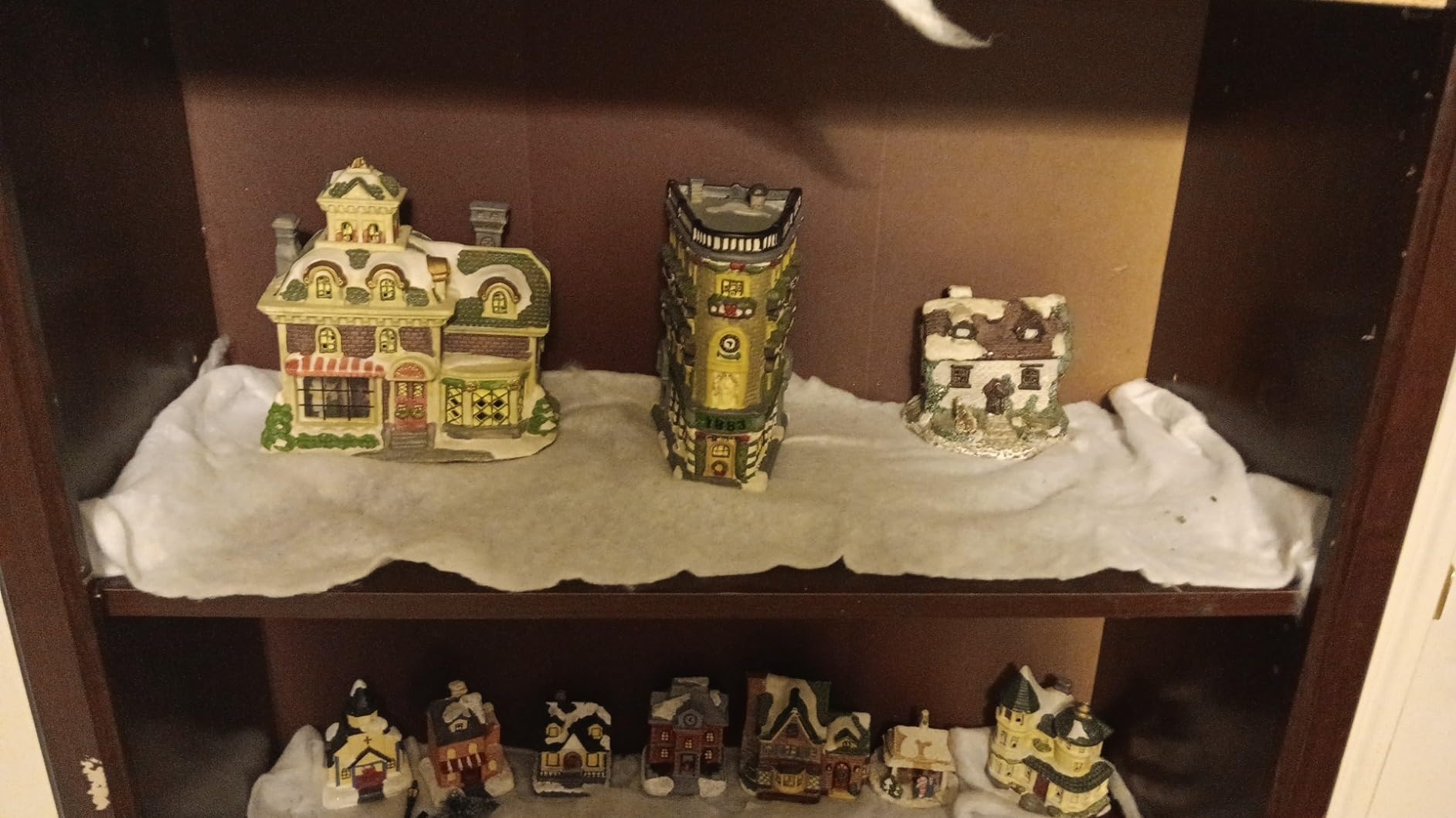 Christmas Village Sets with LED Lights and Figurines Indoor Decor customer photo 2