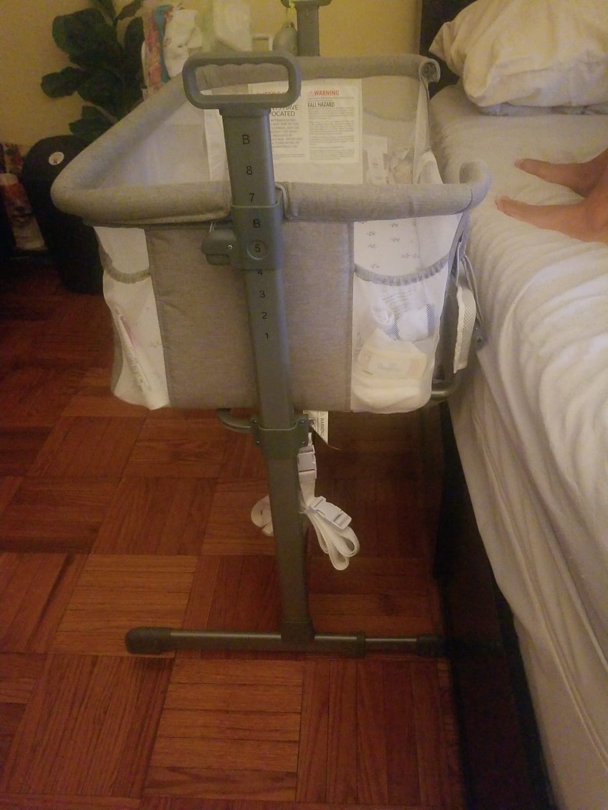 Milliard Baby Bedside Bassinet Sleeper, Bassinet for Newborn with Plush Mattress, Mesh Breathable, Adjustable Side Sleeper Portable Crib for Infant customer photo 2