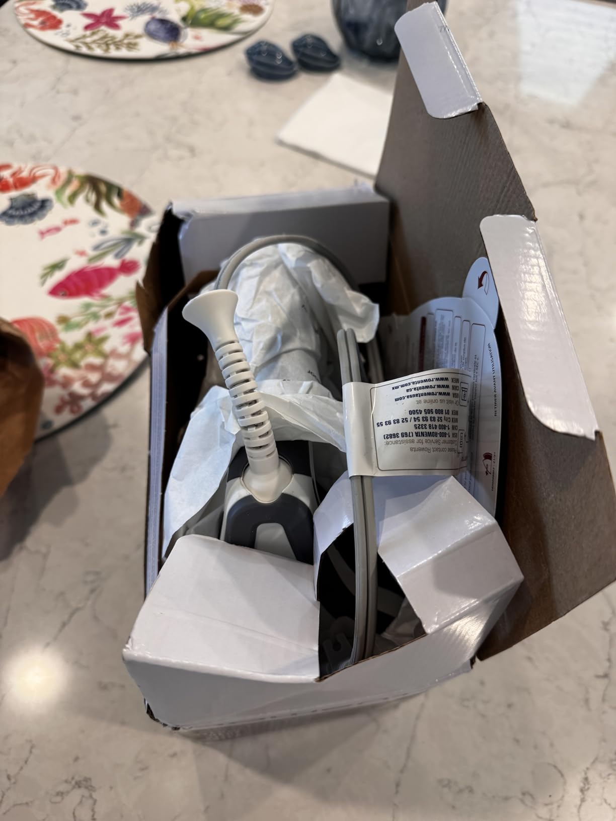 Rowenta Focus Excel Steam Iron for Clothes, Anti-Drip Protection, Iron Steamer for Clothes, 1725 Watts, DW5280, Grey customer photo 1