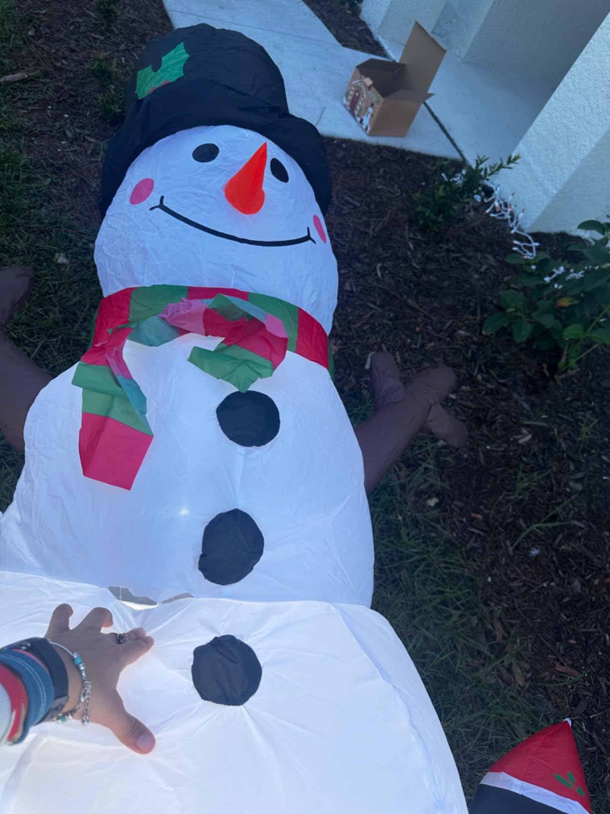 Christmas Inflatables Outdoor Christmas Decorations for Yard 6FT Snowman customer photo 1