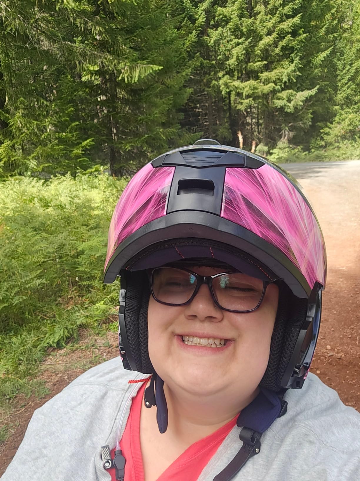 Adult Modular Motorcycle Helmet DOT w/Retractable Sunglass Full Face Flip-up Typhoon TH158 customer photo 2