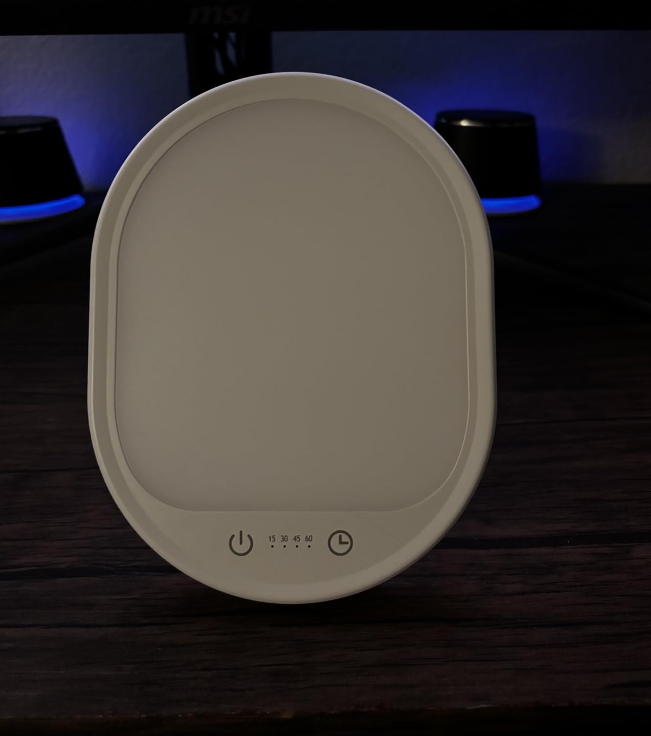 UV-Free 10000 Lux Daylight Lamp - Touch Control with 3 Brightness Levels & 4 Timer Functions, Large Surface & Rotatable Stand for Home/Office customer photo 2